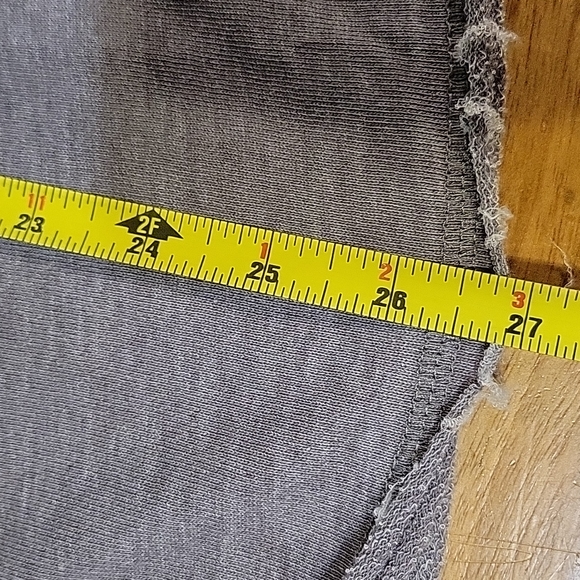 Grayson Threads women's L lightweight raw hem fang crewneck sweatshirt - Picture 5 of 7